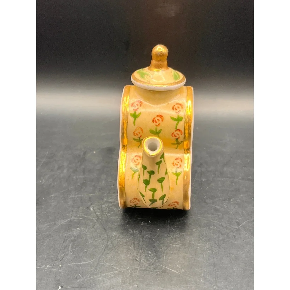 Vivian Chan Mini Teapot Kitty Cat Fishbowl Home Decor Decorative 2000 3.25